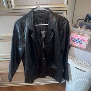 Fashion Nova Sleek Black Blazer